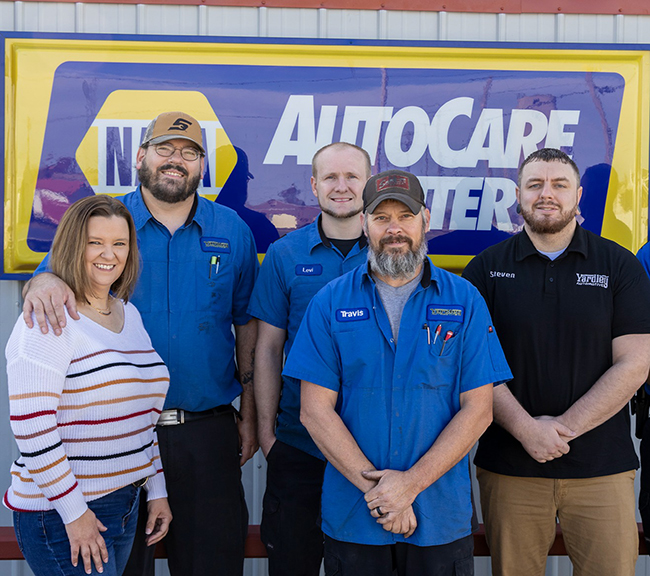 Expert Staff Outside our Shop | Yardley Automotive